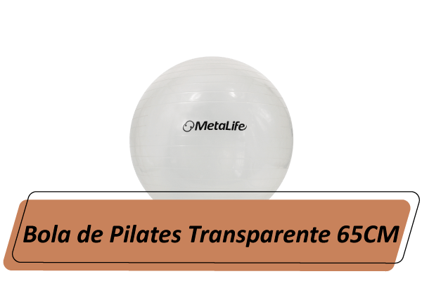 Bola de Pilates Transparente 65CM
