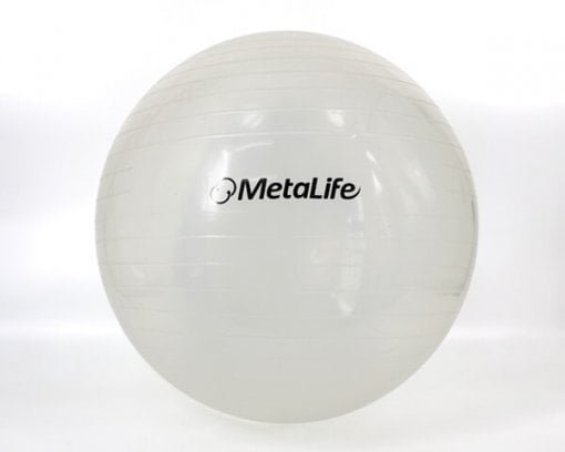 Bola de pilates transparente 65cm