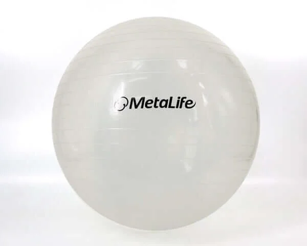 Bola de pilates transparente 65cm